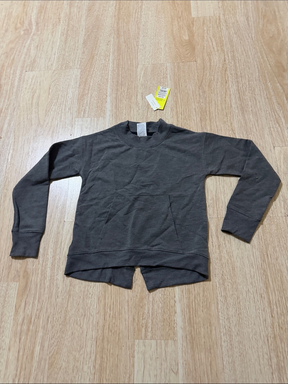 Men's Dark Gray Crewneck Pullover Sweater